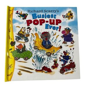 Richard Scarry's Busiest Pop-Up Ever! Hardcover Childrens Book Busytown